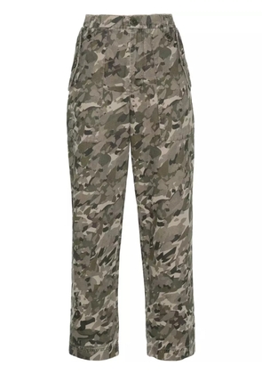 Zadig&Voltaire camouflage-print cotton trousers - Green