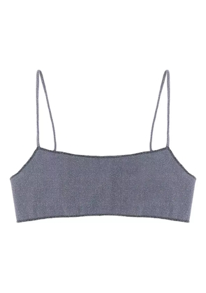 MC2 Saint Barth Sadie lurex bralette bikini top - Blue