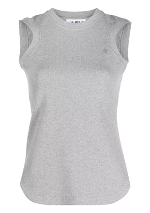 The Attico Reese ribbed tank top - Grey