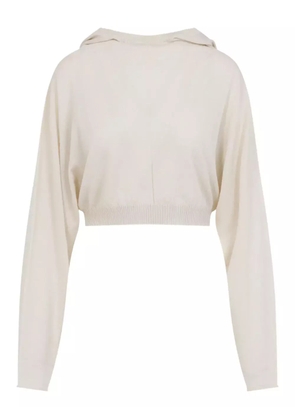 Rick Owens hooded sweatshirt - White