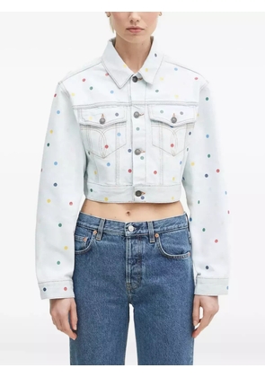 Fiorucci polka-dot denim jacket - Blue