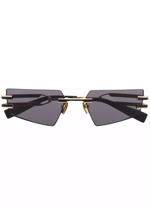 Balmain Eyewear geometric frameless sunglasses - Black