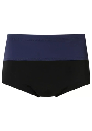 Amir Slama two-tone trunks - Black
