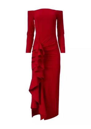 MOOS STUDIO off-shoulder dress - Red