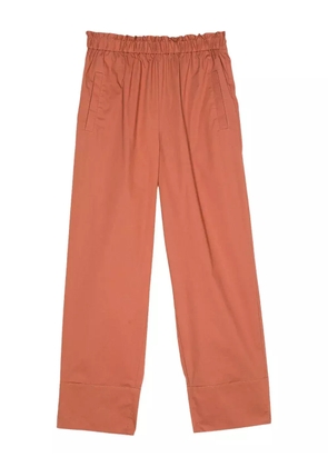 TWINSET elasticated-waist trousers - Brown
