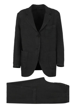 ASPESI linen single-breasted suit - Green