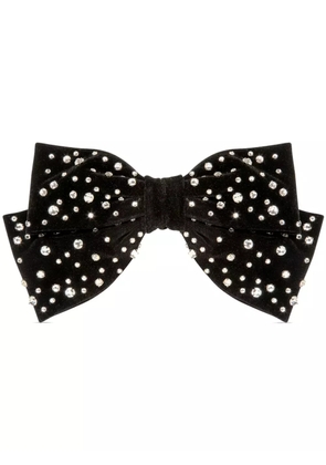 Jennifer Behr Loren bow hair clip - Black