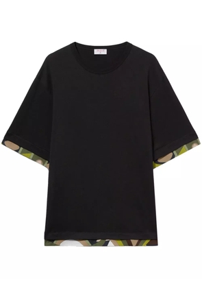PUCCI Iride-print cotton T-shirt - Black
