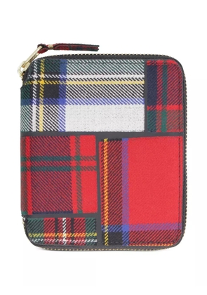 Comme Des Garçons Wallet tartan wallet - Red