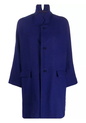 Daniela Gregis bell-sleeves wool coat - Blue