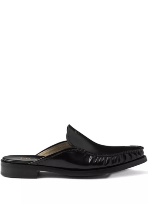 Prada leather mules - Black