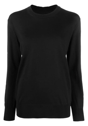 Jil Sander crew neck pullover sweater - Black