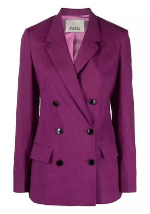 ISABEL MARANT Sheril double-breasted blazer - Pink