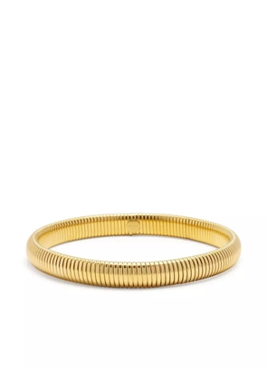 Nialaya Jewelry ribbed bracelet - Gold