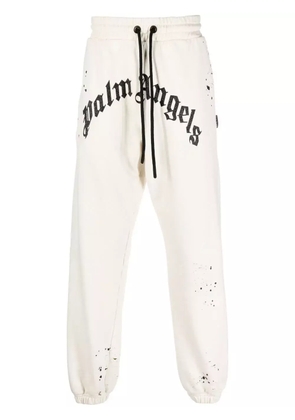 Palm Angels straight-leg track pants - White