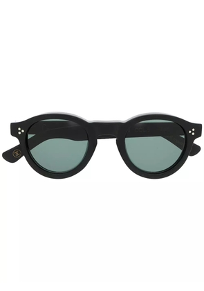 Lesca Gaston round-frame sunglasses - Black