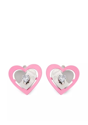 Rick Owens heart-shaped earrings - Pink
