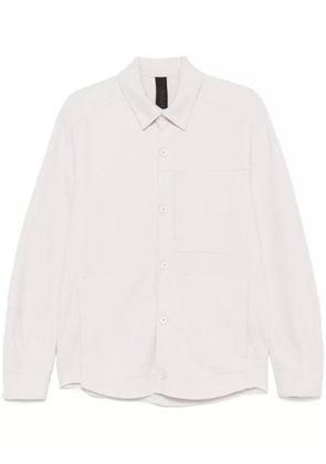 Transit virgin wool button-up overshirt - Neutrals