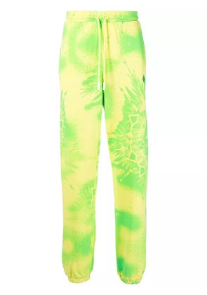 COUNTY OF MILAN tie-dye track pants - Yellow