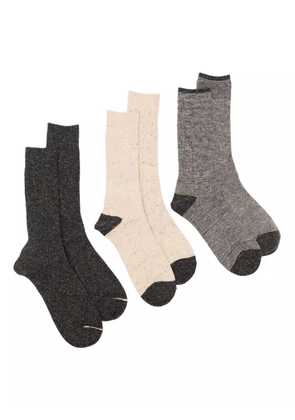 Anonymous Ism Nep American socks (set of three) - Grey
