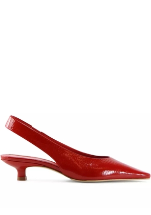Notabene Eleonora slingback kitten pumps - Red