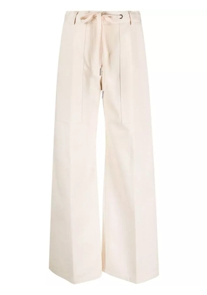 Moncler drawstring wide-leg trousers - Neutrals