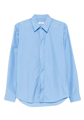SANDRO button-down cotton shirt - Blue