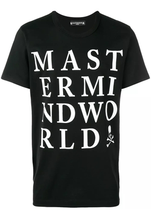 Mastermind World logo patch T-shirt - Black