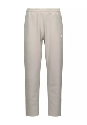 K-Way logo-embroidered track pants - Grey