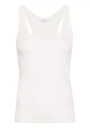 Max Mara scoop-neck knitted top - Neutrals