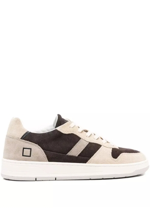 D.A.T.E. suede panelled sneakers - Brown