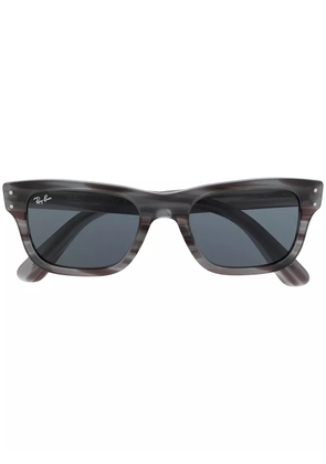 Ray-Ban Mr Burbank rectangular-frame sunglasses - Blue
