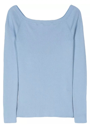 P.A.R.O.S.H. fine-ribbed jumper - Blue