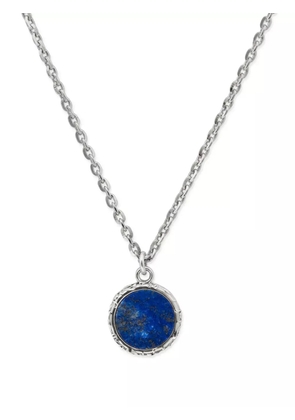 Emanuele Bicocchi Flourish Lapis amulet necklace - Silver