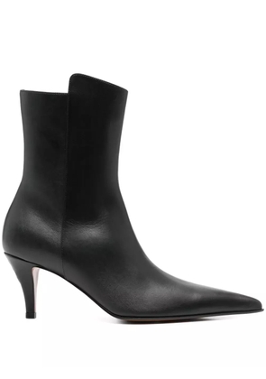 Alexander McQueen 80mm leather boots - Black