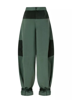 PINKO panelled belted trousers - Green