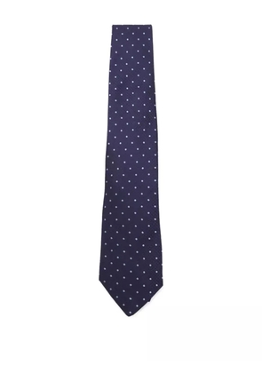 Canali diamond-pattern tie - Blue
