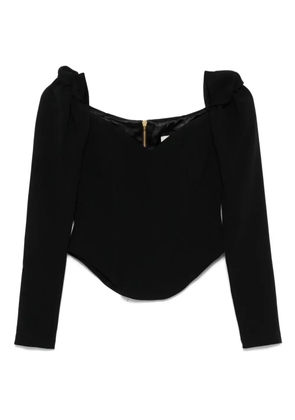 MOOS STUDIO off-shoulder top - Black
