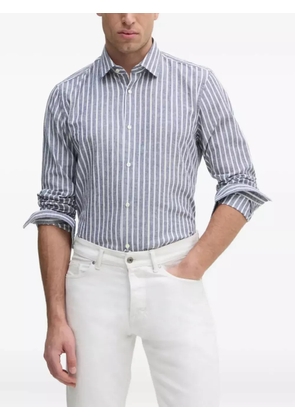 Joop! striped cotton-linen shirt - Grey