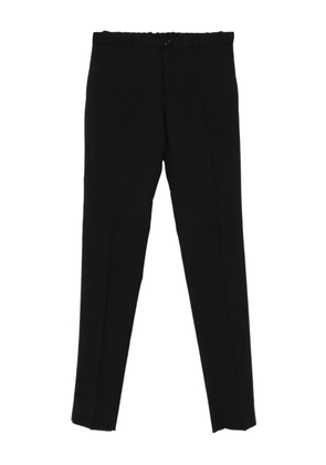 Incotex elastic-waistband trousers - Black