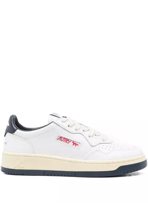 Autry x Maison Kitsuné leather low-top sneakers - White