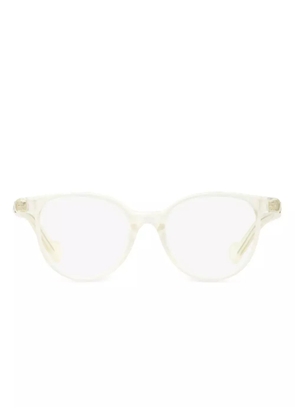 Moncler Eyewear round-frame glasses - White