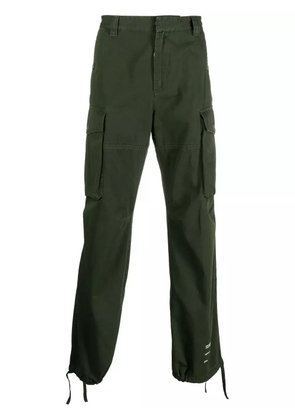 Off-White straight-leg cargo trousers - Green