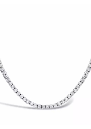 Pragnell 18kt white gold Line diamond necklace - Silver