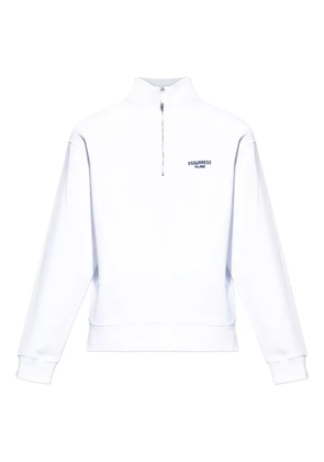 DSQUARED2 zip-up sweatshirt - White