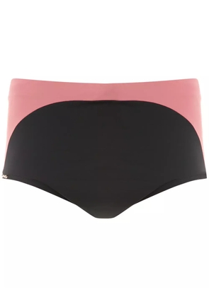 Amir Slama panel swimming trunks - Black