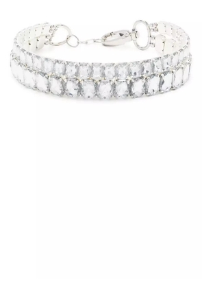 Atu Body Couture x Shir Fine Jewellery crystal-embellished choker - Silver