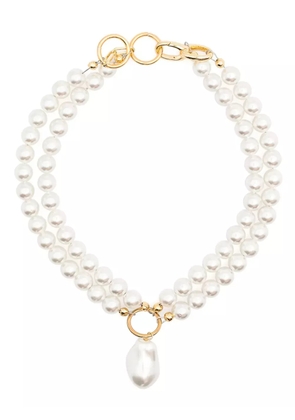 Atu Body Couture x Shir Fine Jewellery layered pearl necklace - White