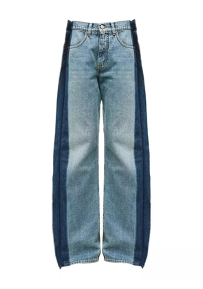 MM6 Maison Margiela panelled five-pocket jeans - Blue
