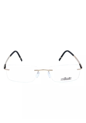 Silhouette rimless glasses - Gold